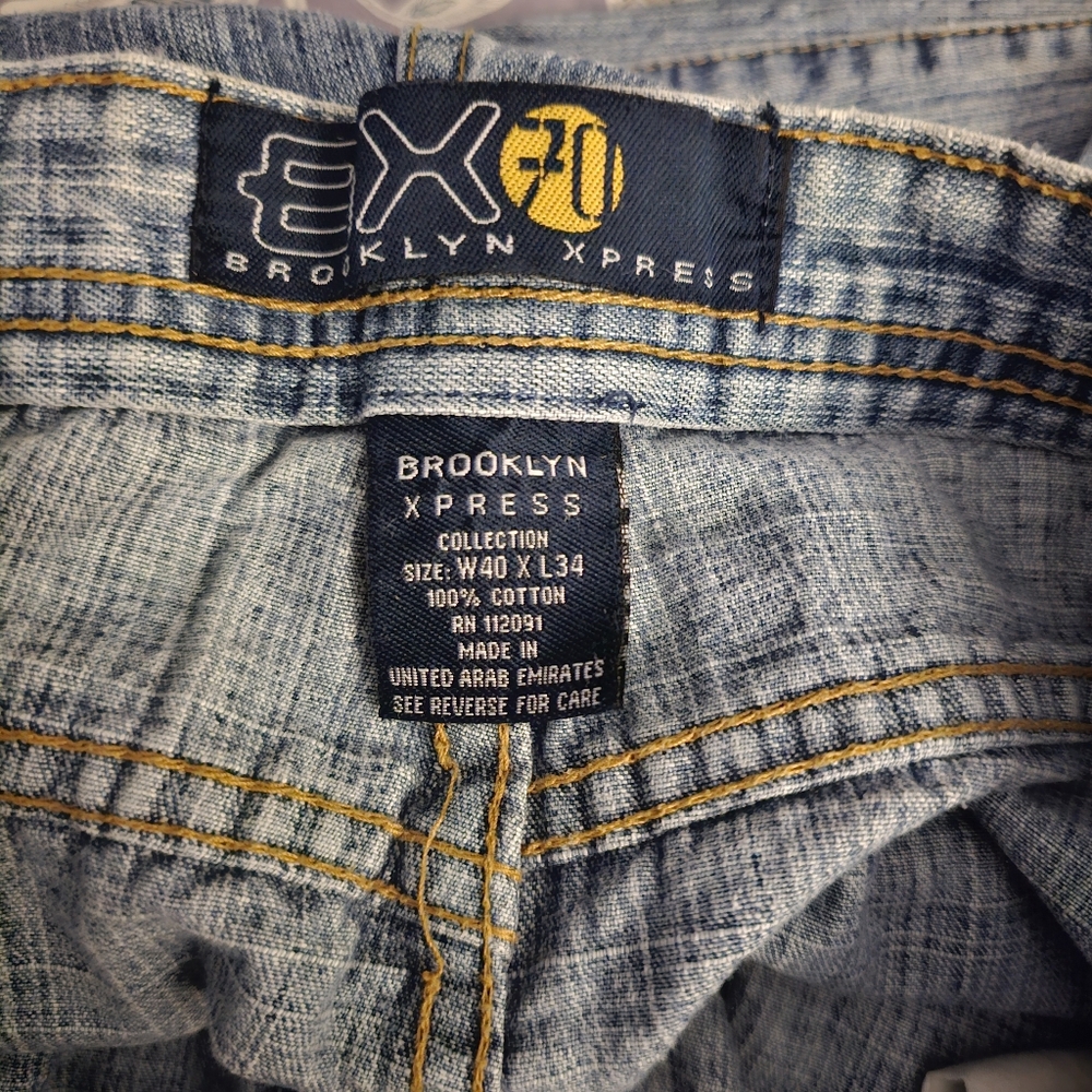 Brooklyn Xpress distressed relaxed fit 40x34